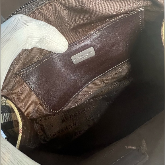 Burberry Beige/Brown House Check PVC Pochette (Alma Nano Style) - Picture 11 of 12